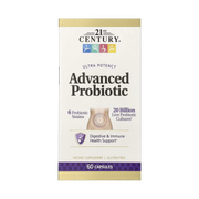 21st Century, Ultra Potency Advanced Probiotic, 60 Capsules front packaging view