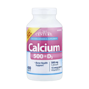 21st Century, Calcium 500 + D3, 400 Tablets front packaging view