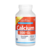 21st Century, Calcium 500 + D3, 400 Tablets front packaging view