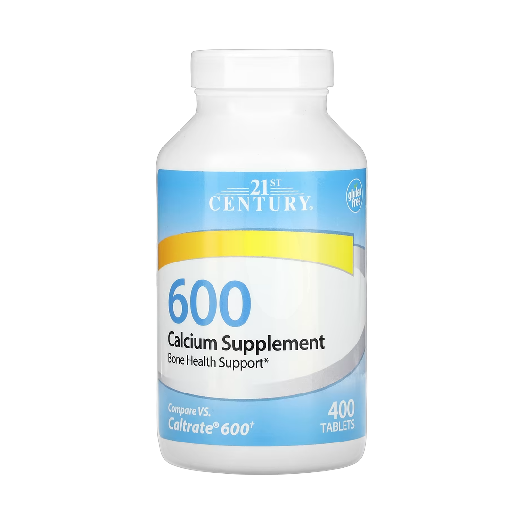 21st Century, Calcium Supplement 600, 400 Tablets front packaging view