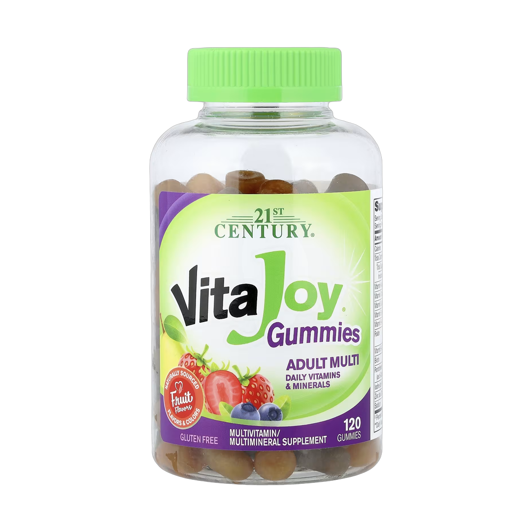 21st Century, VitaJoy Adult Multi Gummies, Fruit, 120 Gummies front packaging view