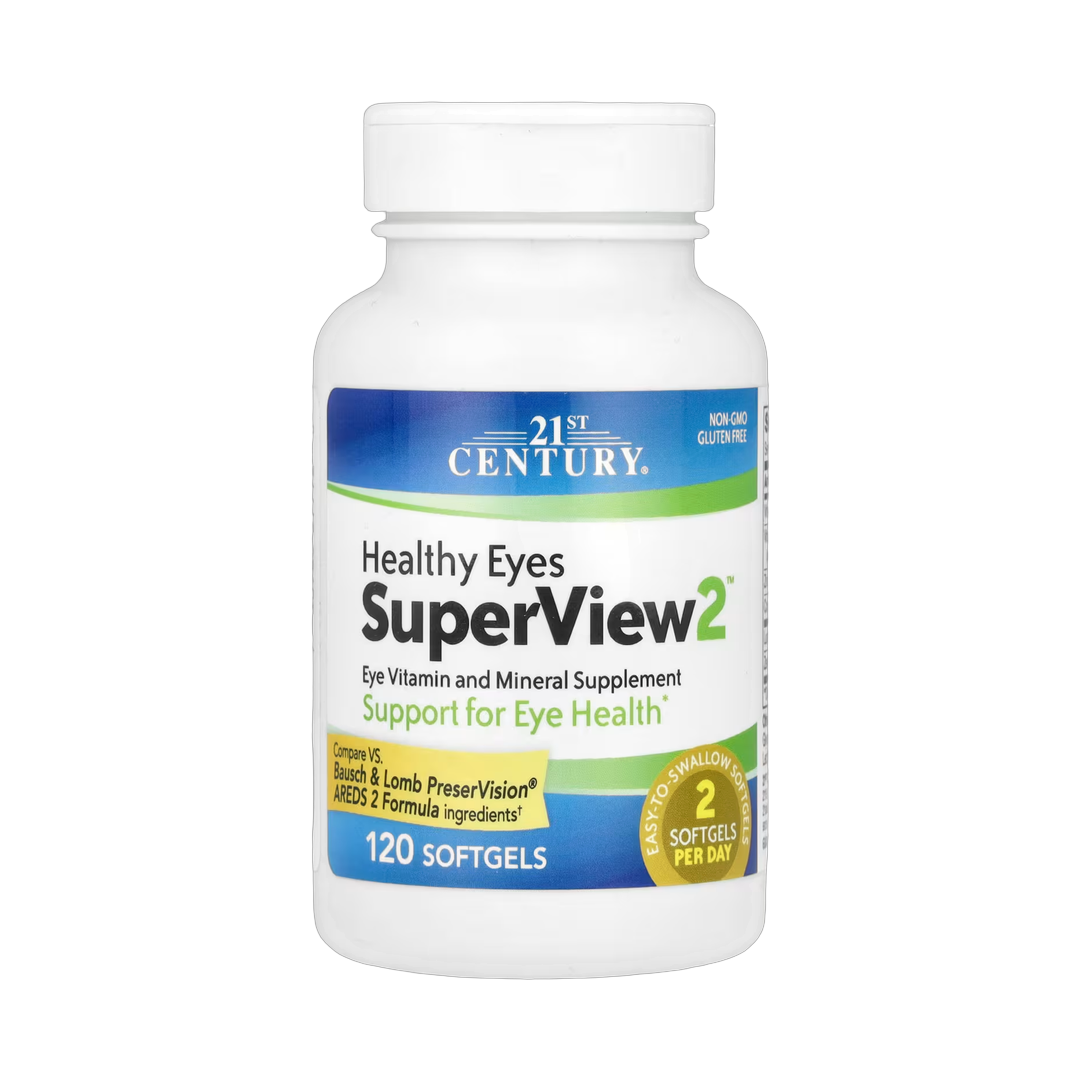 21st Century, Healthy Eyes SuperView2, 120 Softgels front packaging view