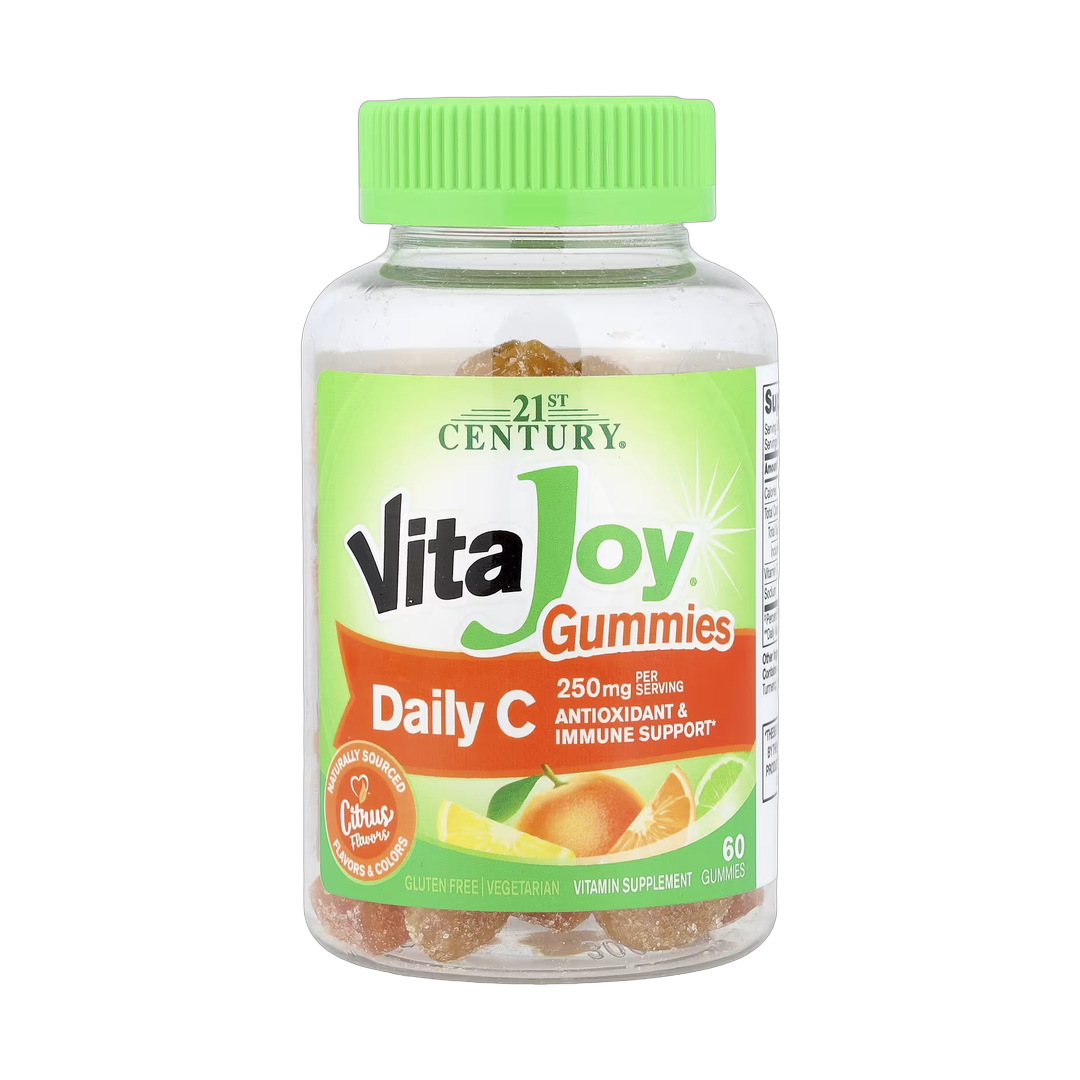 21st Century, VitaJoy Daily C Gummies, Citrus, 60 Gummies front packaging view