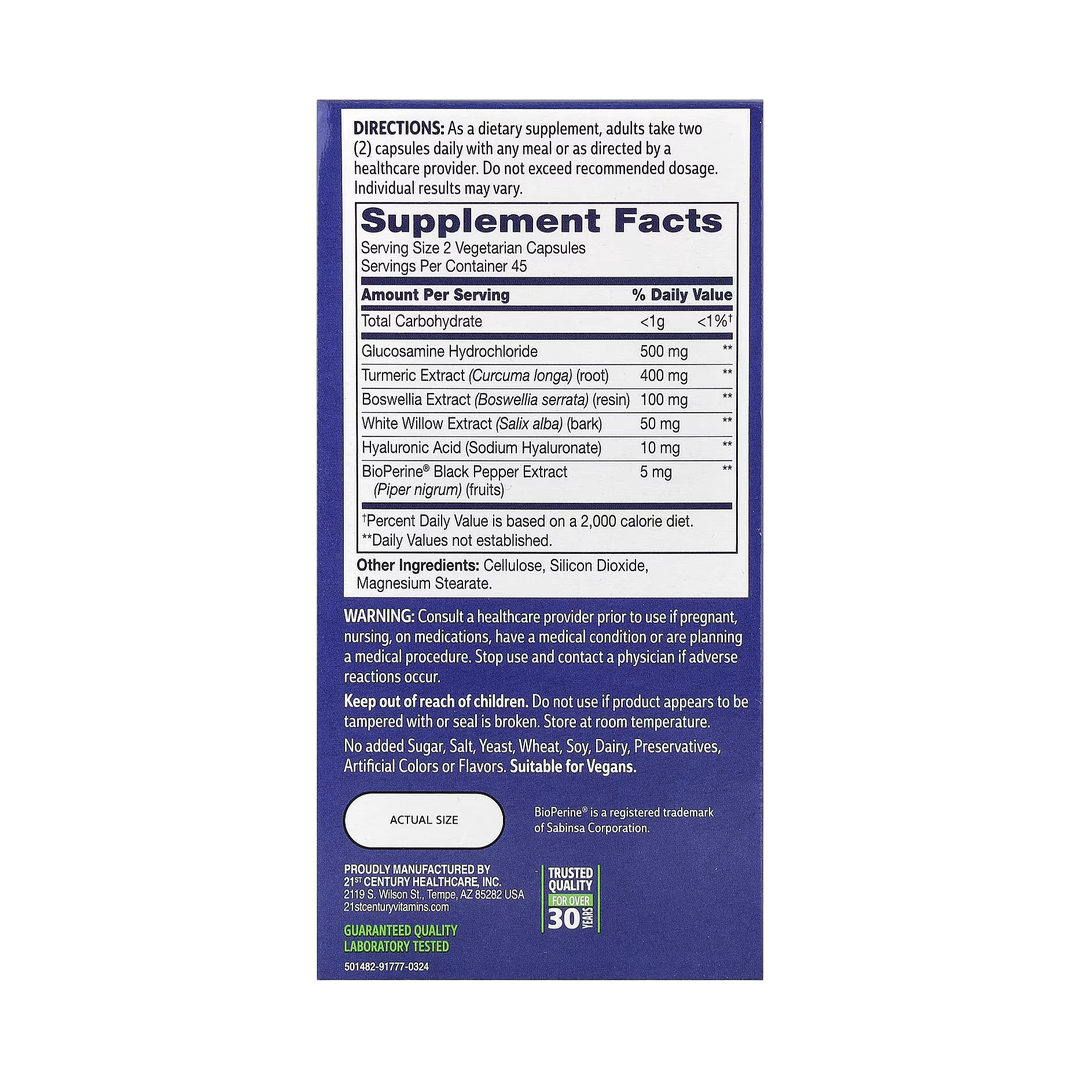 21st Century, Arthri-Flex Advantage + Turmeric, 90 Vegetarian Capsules lifestyle image