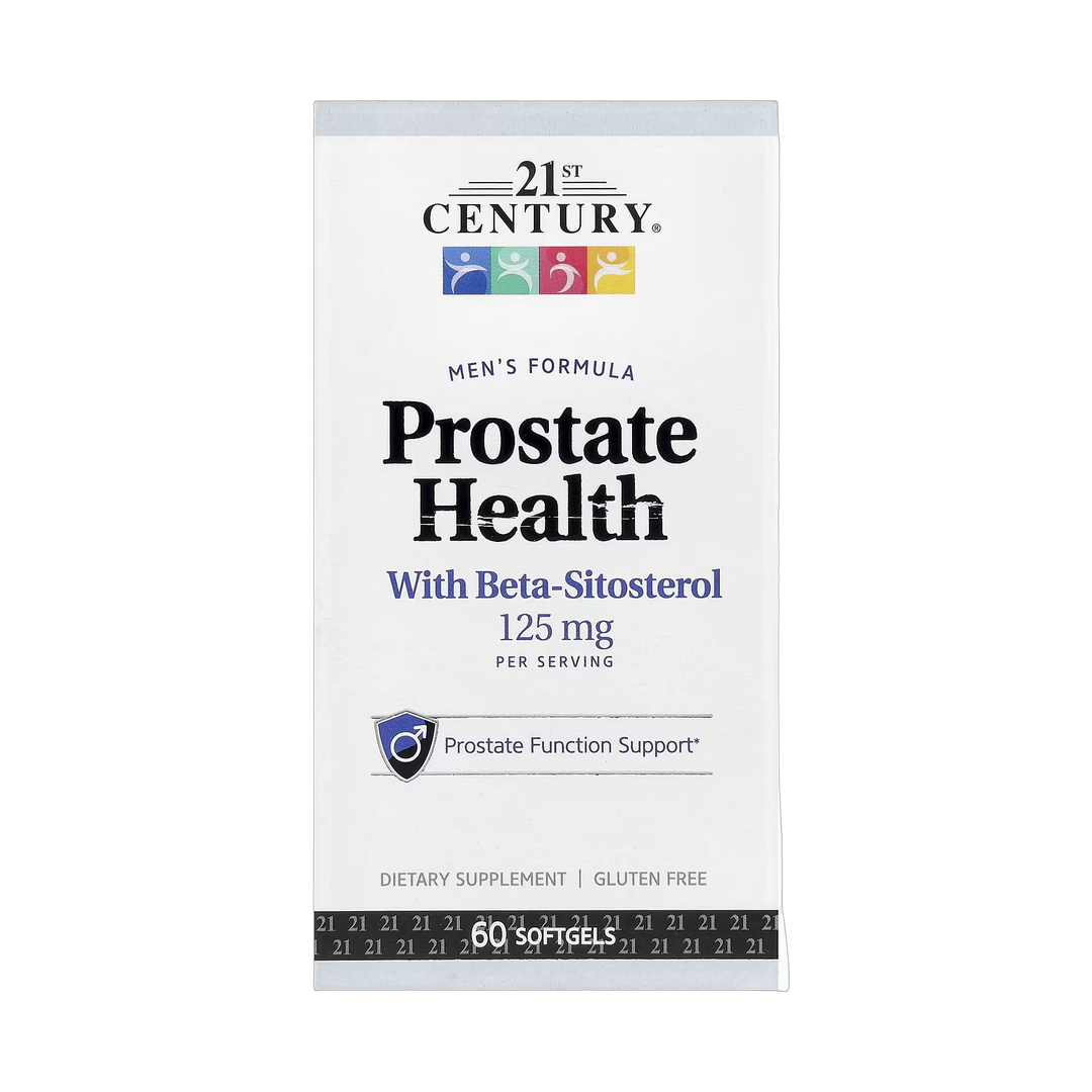 21st Century, Prostate Health with Beta-Sitosterol, 60 Softgels front packaging view