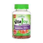 21st Century, VitaJoy Melatonin Gummies, Strawberry, 60 Gummies front packaging view