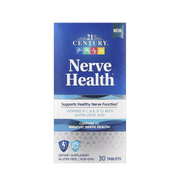 21st Century, Nerve Health, 30 Tablets front packaging view