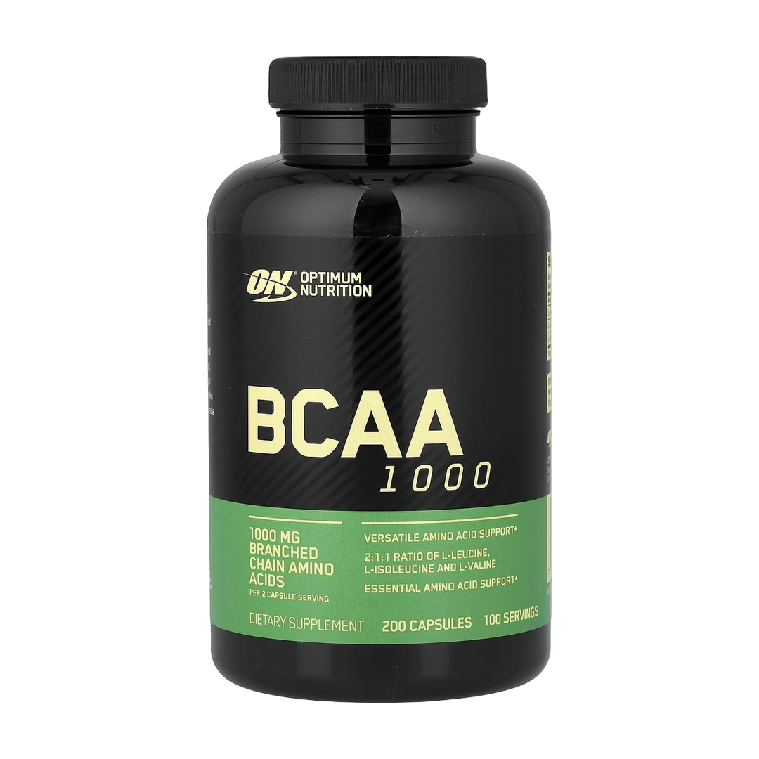 Optimum Nutrition, BCAA 1000, 200 Capsules (500 mg per Capsule)