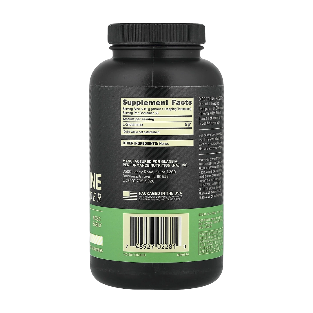 Optimum Nutrition, Glutamine Powder, Unflavored, 10.58 oz (300 g)