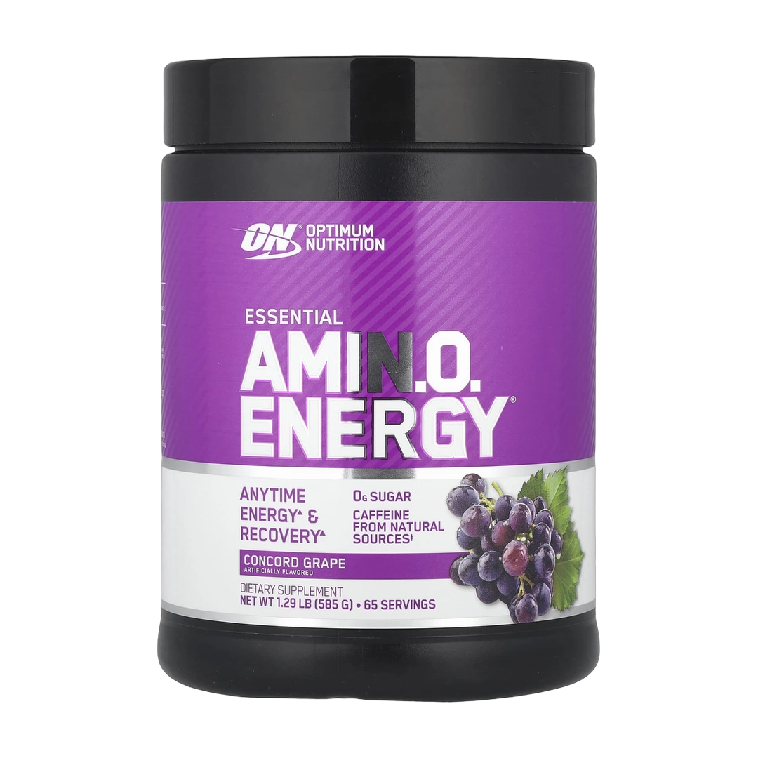 Optimum Nutrition, Essential Amin.O. Energy®, Concord Grape, 1.29 lb (585 g)
