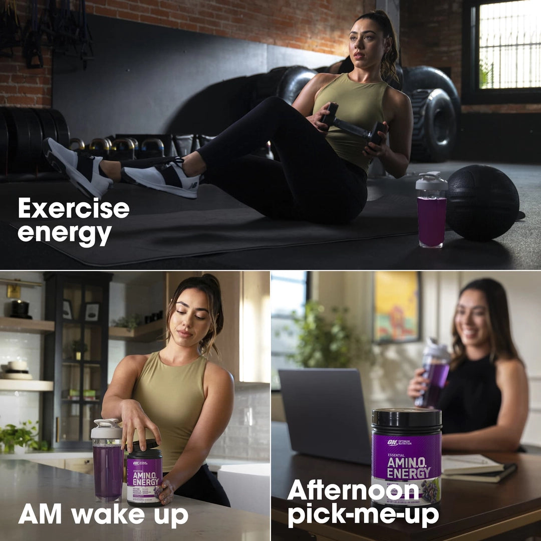 Optimum Nutrition, Essential Amin.O. Energy®, Concord Grape, 1.29 lb (585 g)