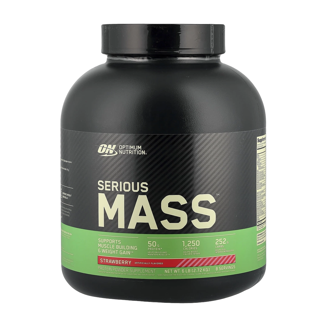 Optimum Nutrition, Serious Mass™, Strawberry, 6 lb (2.72 kg)