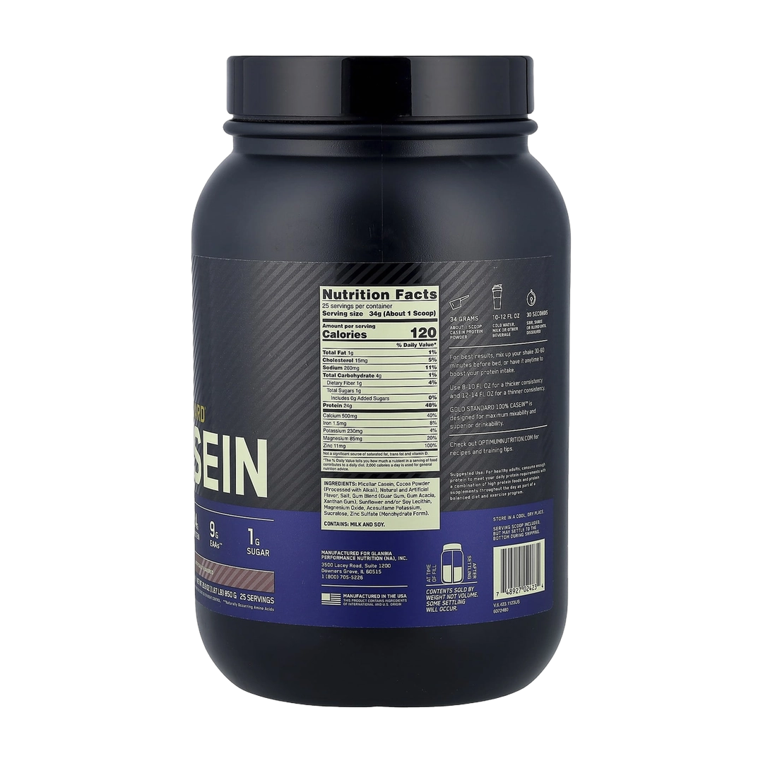 Optimum Nutrition, Gold Standard® 100% Casein, Chocolate Supreme, 1.87 lb (850 g)