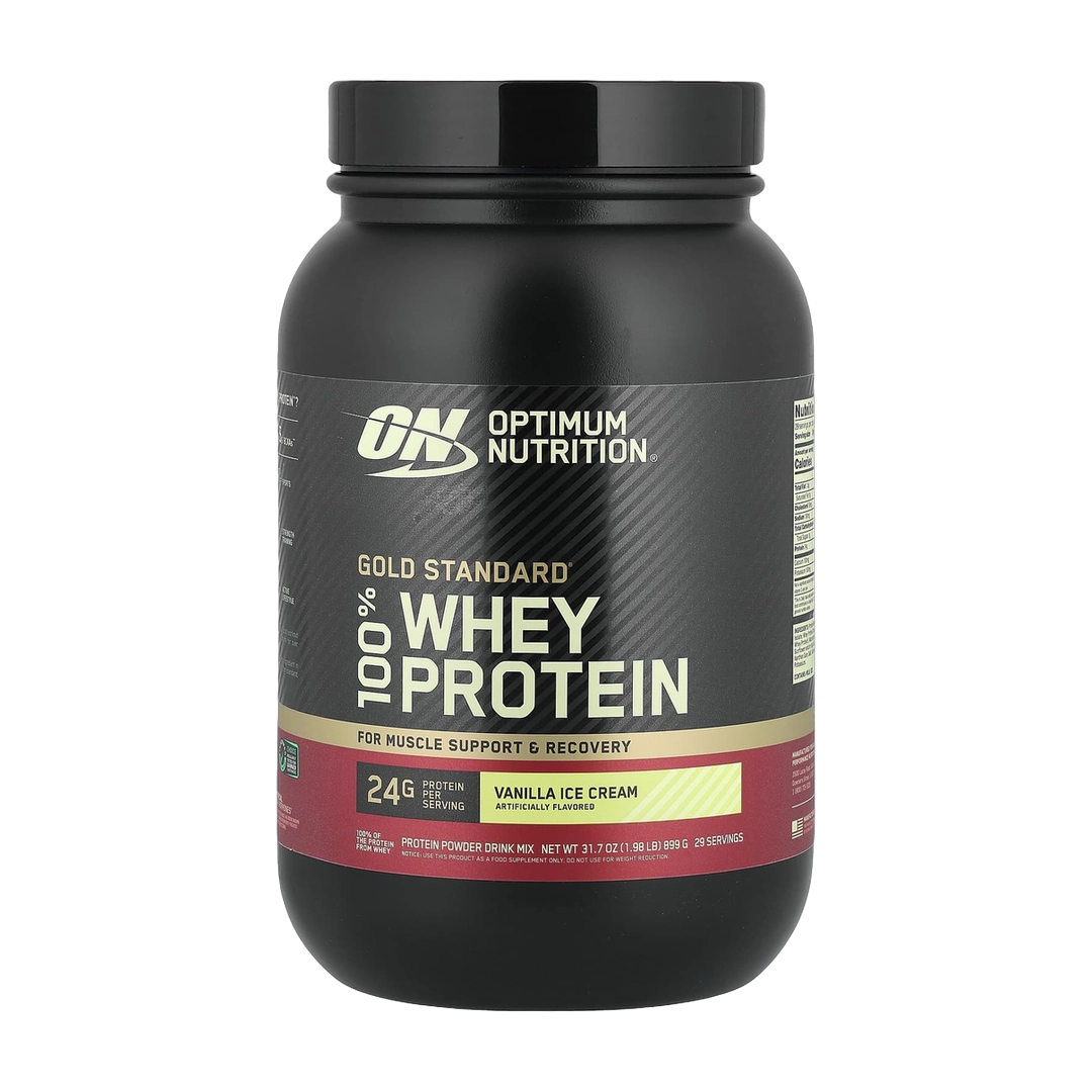 Optimum Nutrition, Gold Standard® 100% Whey, Vanilla Ice Cream, 1.98 lb (899 g)