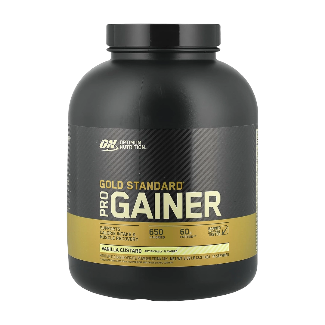 Optimum Nutrition, Gold Standard® Pro Gainer, Vanilla Custard, 5.09 lb (2.31 kg)