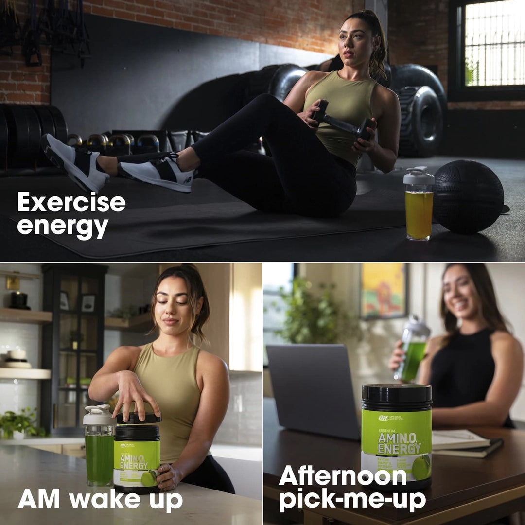 Optimum Nutrition, Essential Amin.O. Energy, Green Apple, 9.5 oz (270 g)