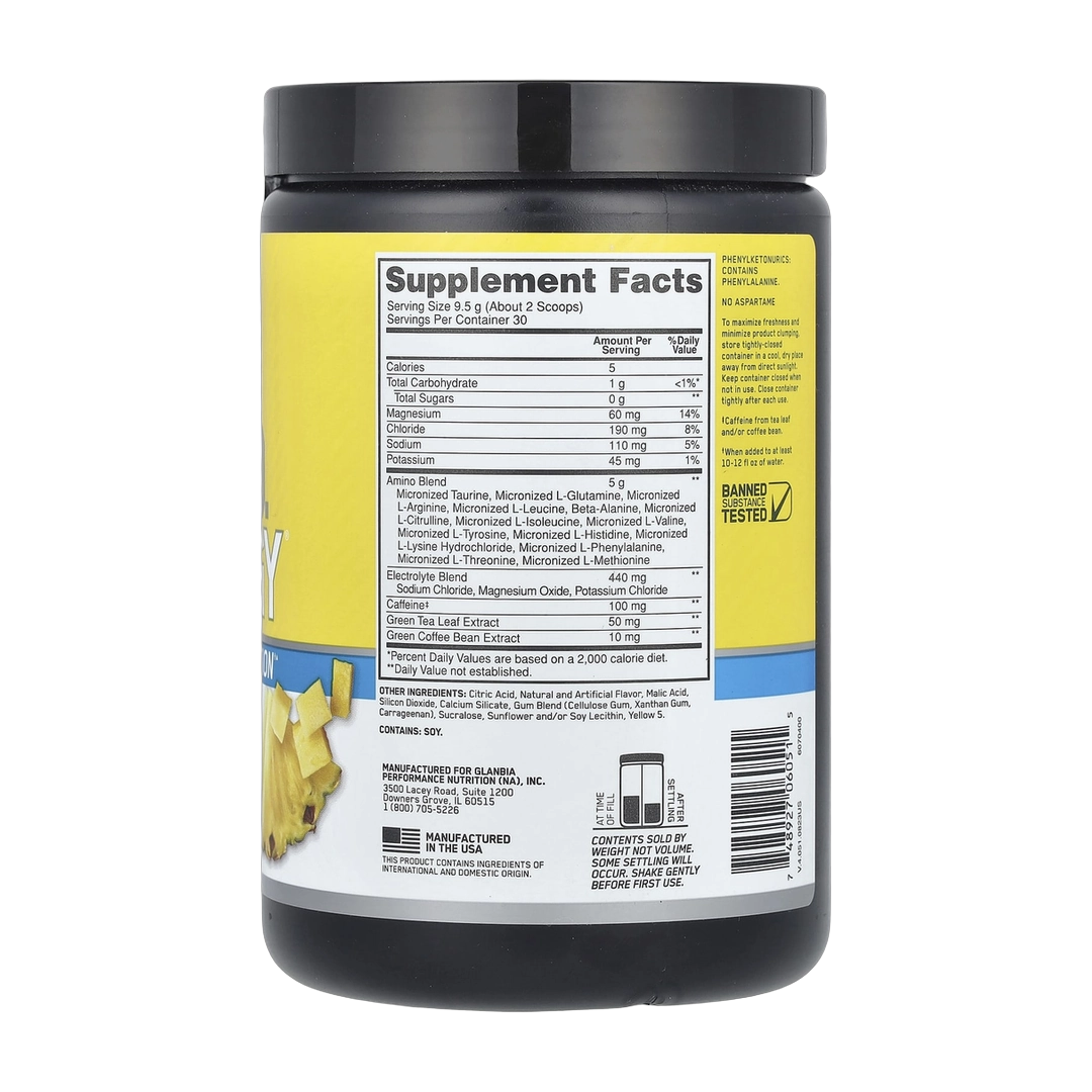 Optimum Nutrition, Essential Amin.O. Energy®, Pineapple Twist, 10.05 oz (285 g)