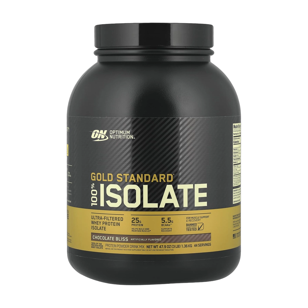 Optimum Nutrition, Gold Standard® 100% Isolate, Chocolate Bliss, 3 lb (1.36 kg)
