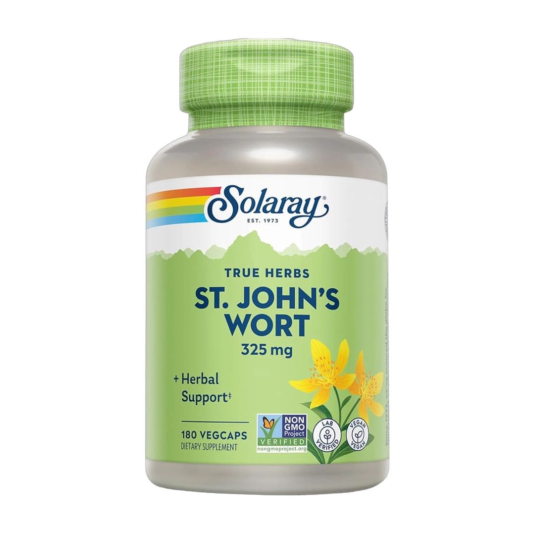 Solaray, St Johns Wort, 325 mg, 180 Vegcaps