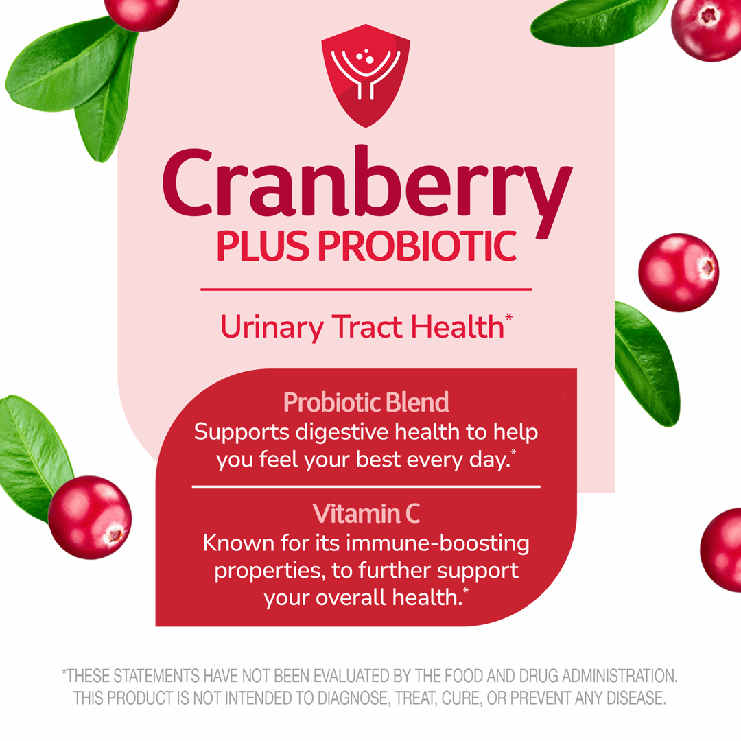 21st Century, Cranberry Plus Probiotic, 60 Tablets lifestyle image