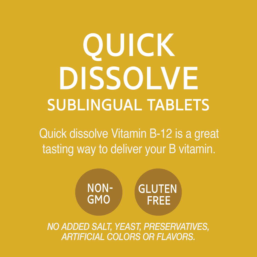 21st Century, Vitamin B-12, Cherry, 5,000 mcg, 110 Sublingual Tablets lifestyle image
