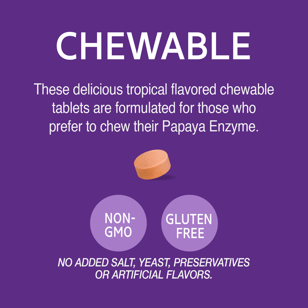 21st Century, Chewable Papaya Enzyme, 100 Tablets lifestyle image