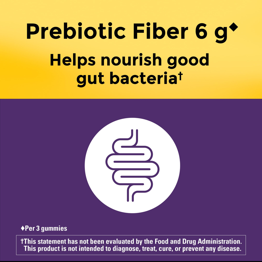 Nature Made, Fiber Gummies, Orange & Mixed Berry, 90 Gummies lifestyle image