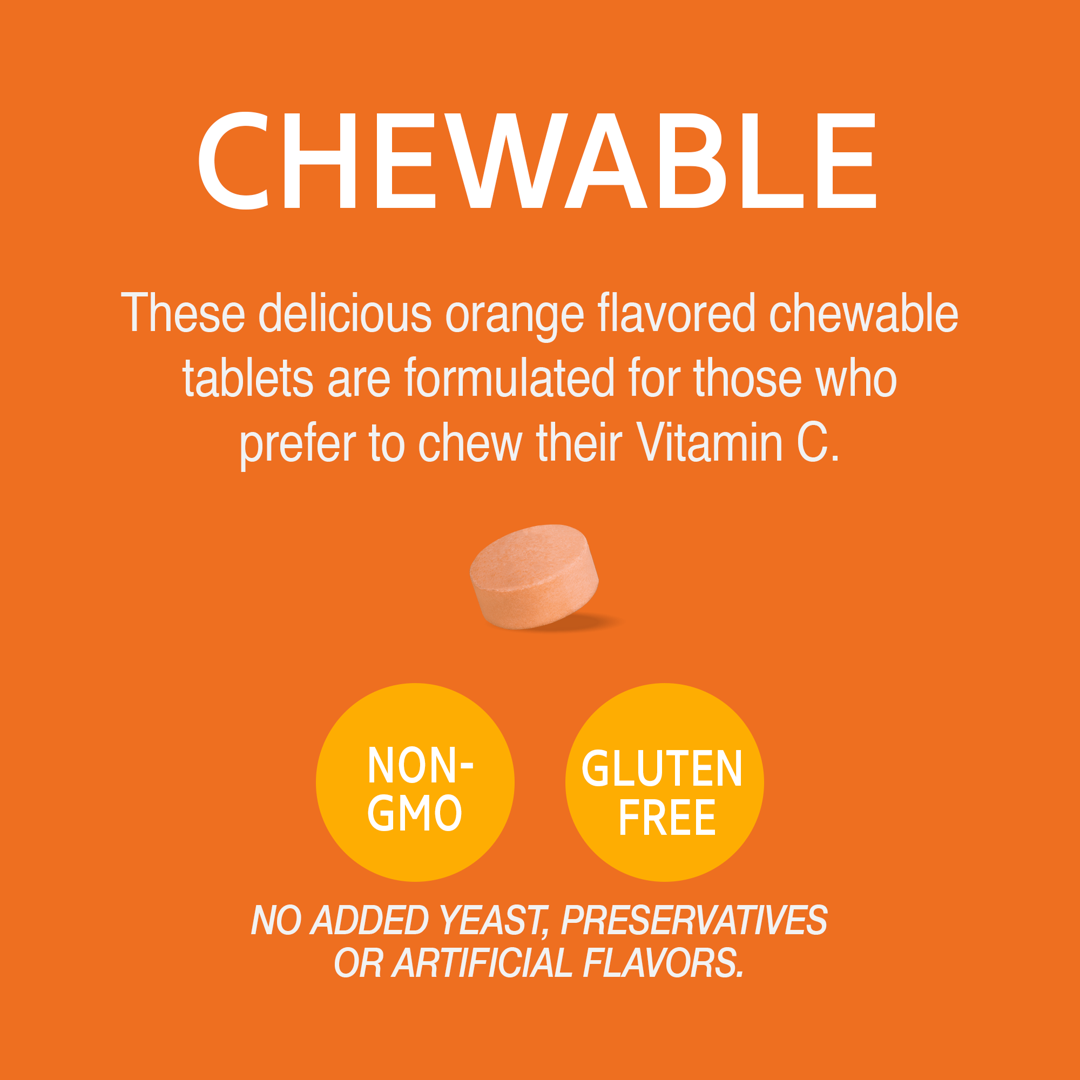 21st Century, Chewable Vitamin C, Orange , 500 mg, 110 Tablets lifestyle image