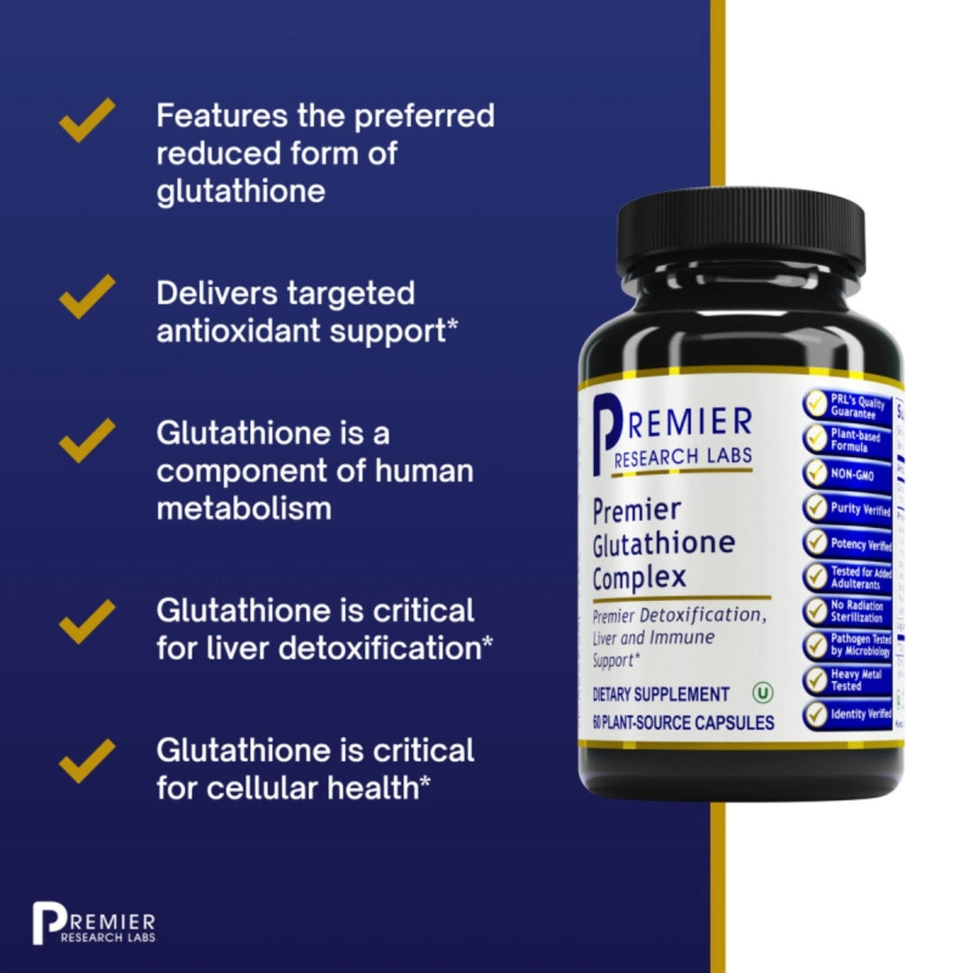 Premier Research Labs, Premier Glutathione Complex, 60 Plant-Source Capsules