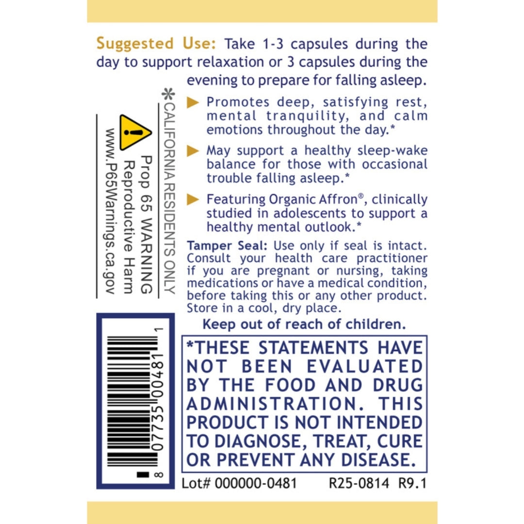 Premier Research Labs, Tranquinol, 90 Plant-Source Capsules