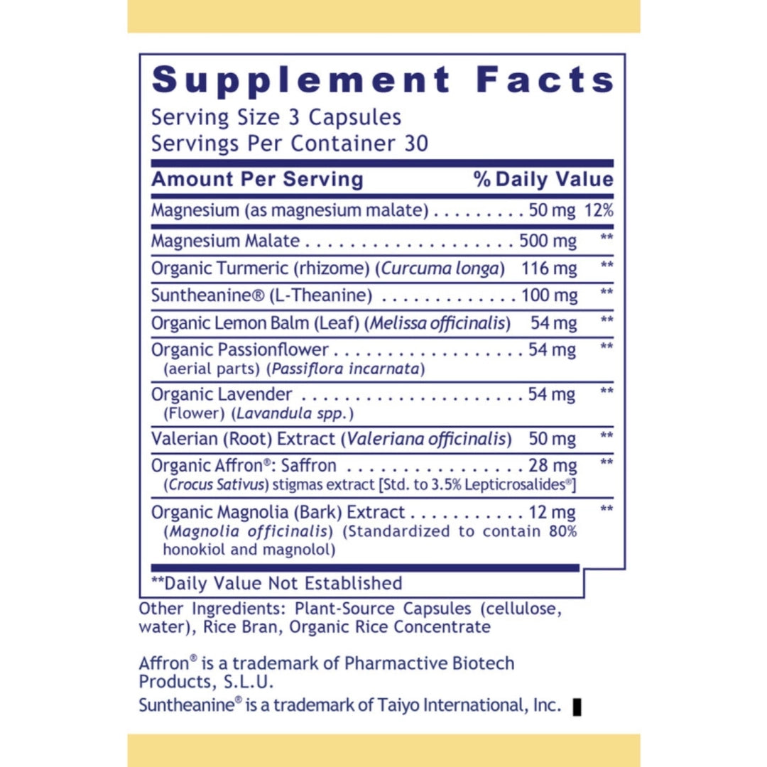 Premier Research Labs, Tranquinol, 90 Plant-Source Capsules