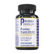Premier Research Labs, Premier Vitamin D3+K2, 30 Plant-Source Capsules