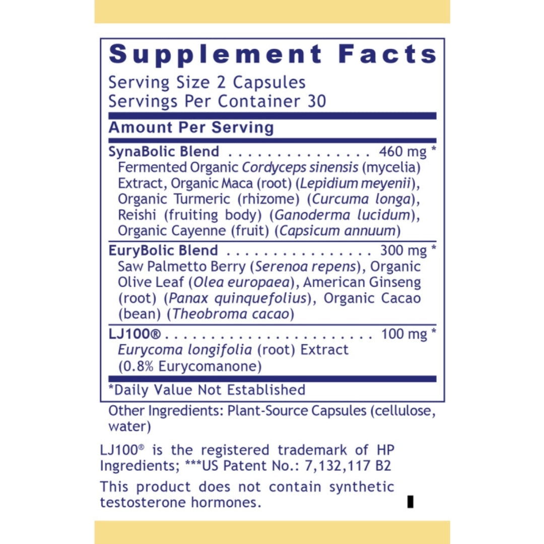 Premier Research Labs, Men's Performance Edge, 60 Plant-Source Capsules
