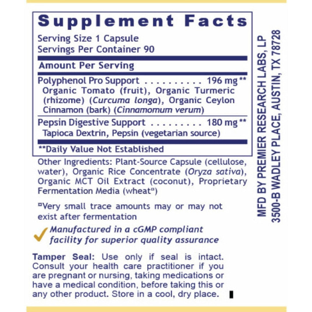 Premier Research Labs, Premier HCL Activator, 90 Plant-Source Capsules