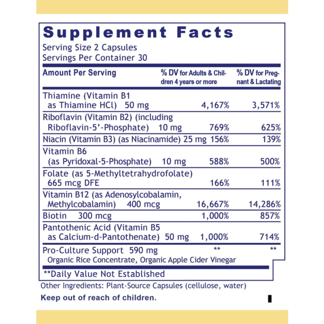 Premier Research Labs, Premier Complete B Capsules, 60 Plant-Source Capsules