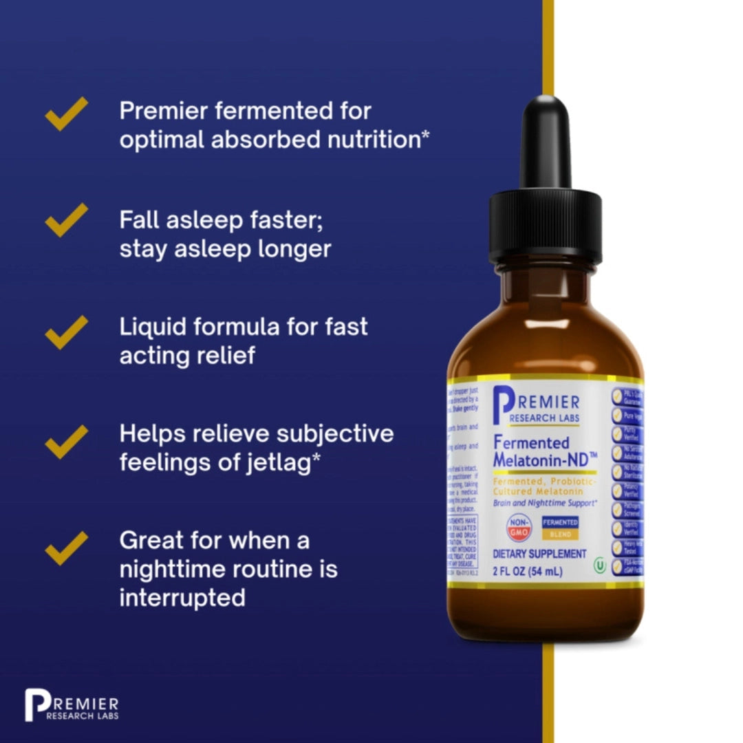 Premier Research Labs, Melatonin-ND™ (Fermented), 2 fl oz