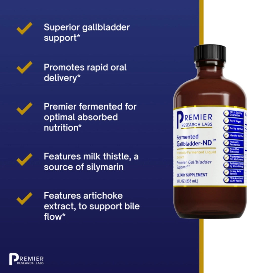 Premier Research Labs, Fermented Gallbladder-ND™, 8 fl oz (235 mL)