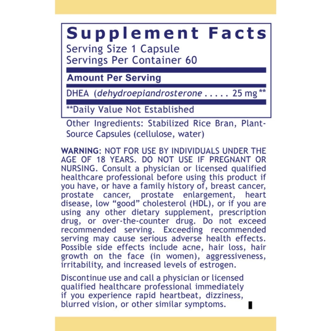Premier Research Labs, Premier DHEA, 60 Plant-Source Capsules