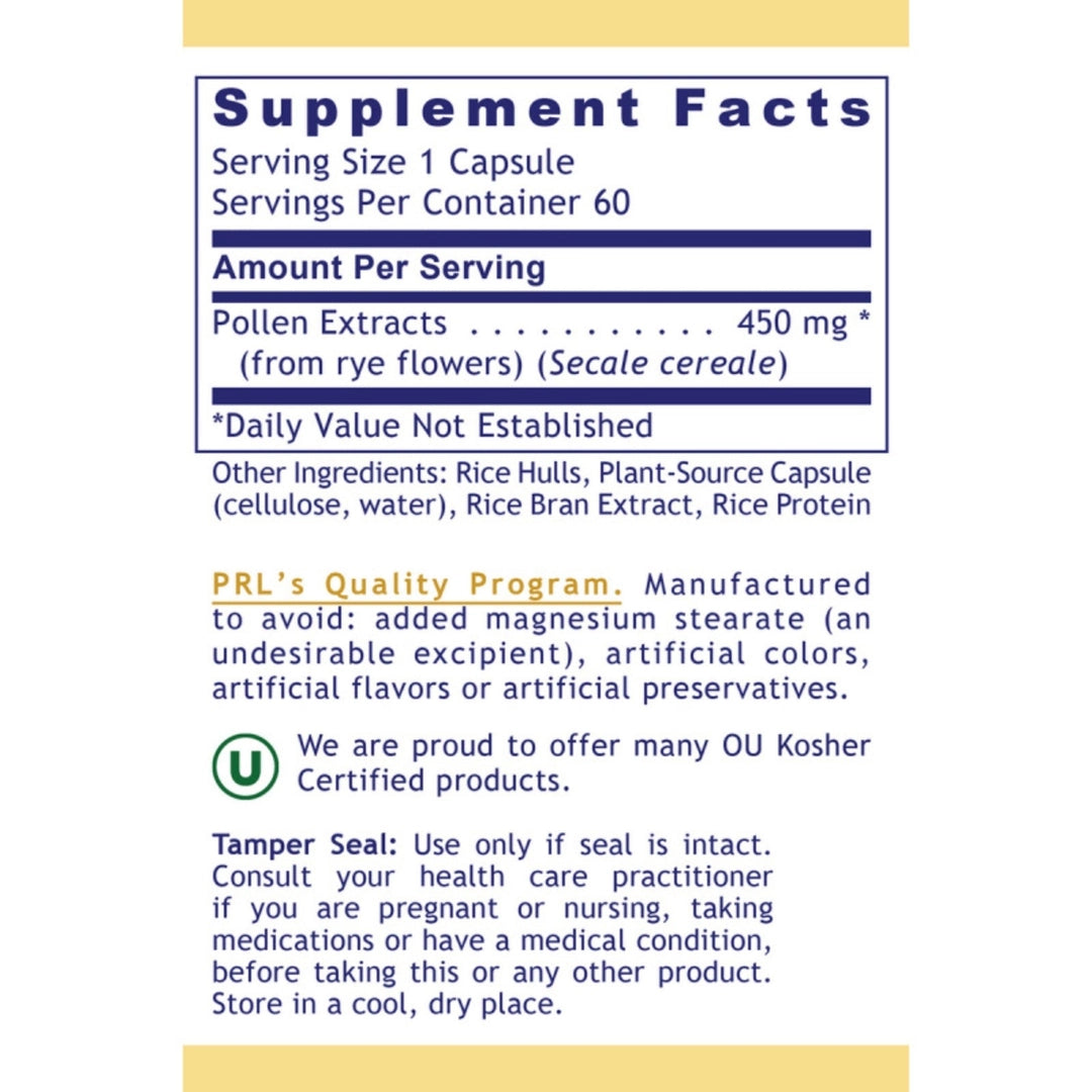 Premier Research Labs, UltraPollen™, 60 plant-Source Capsules