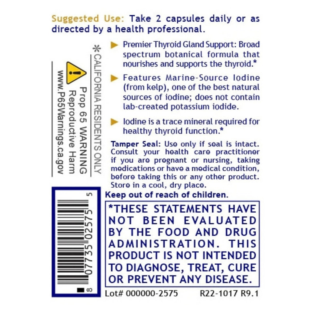 Premier Research Labs, ThyroVen™, 60 Plant-Source Capsules