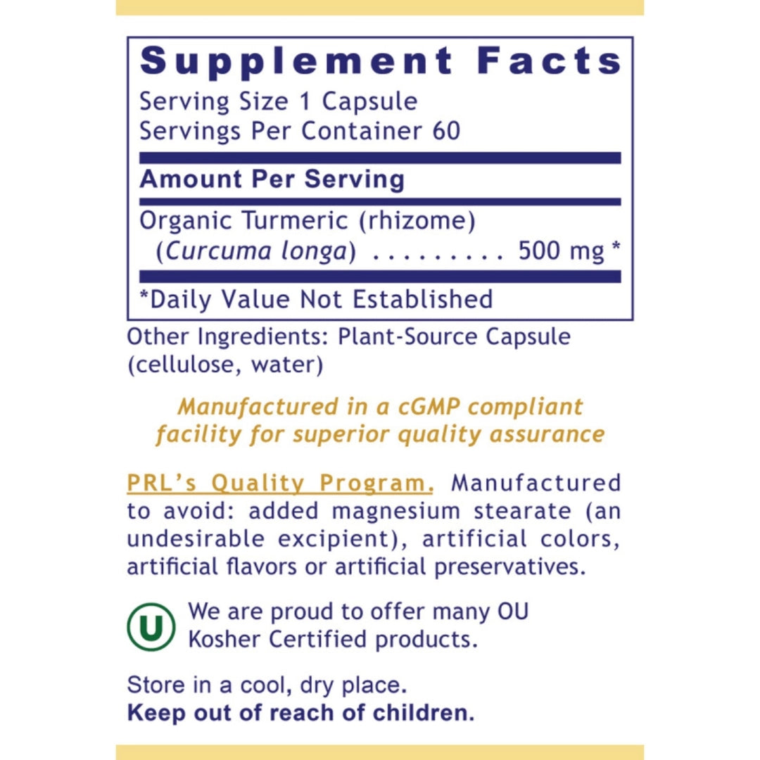 Premier Research Labs, Premier Turmeric, 60 Plant-Source Capsules