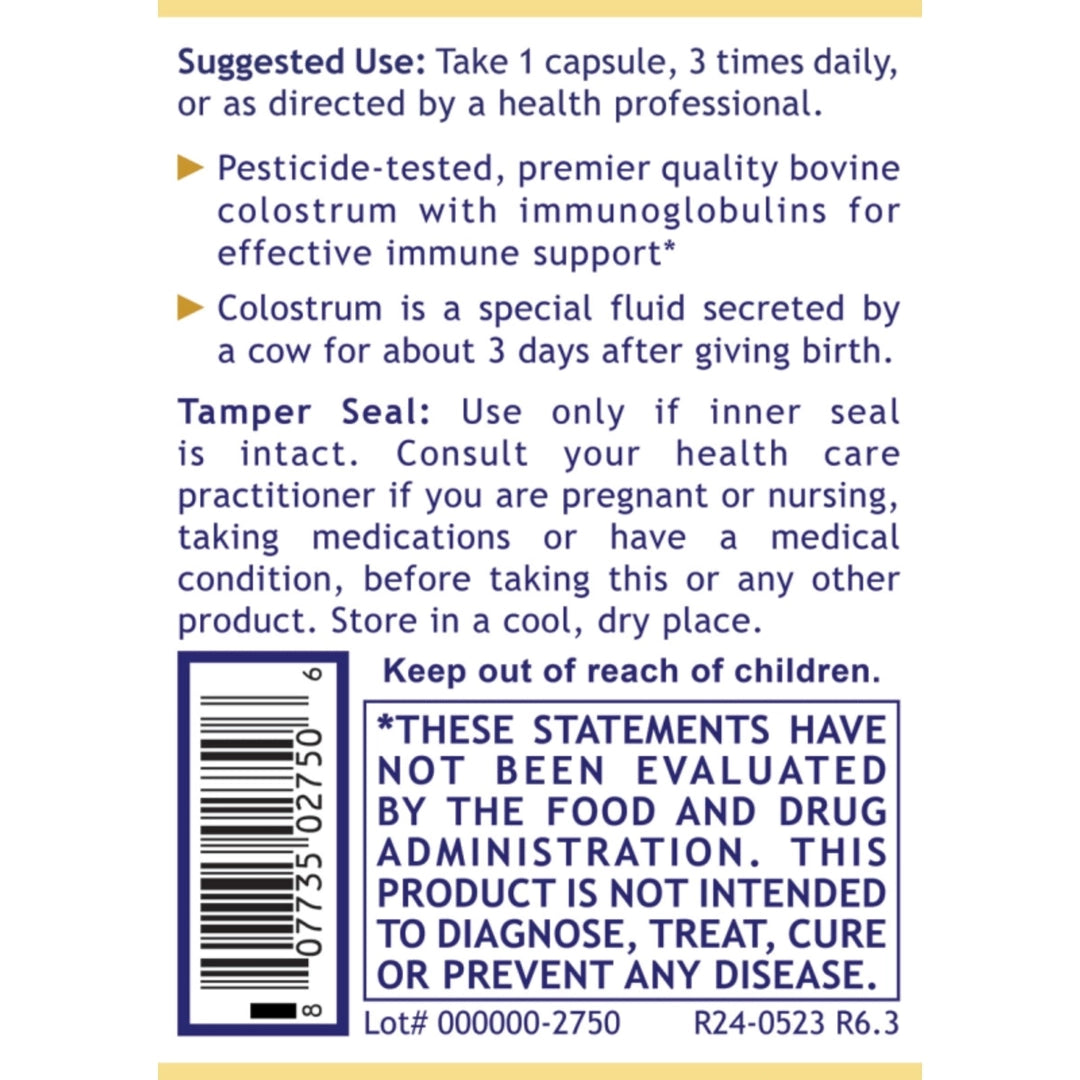 Premier Research Labs, Colostrum-IgG™, 90 Plant-Source Capsules