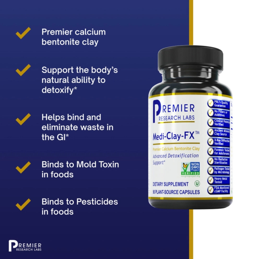 Premier Research Labs, Medi-Clay-FX™, 90 Plant-Source Capsules