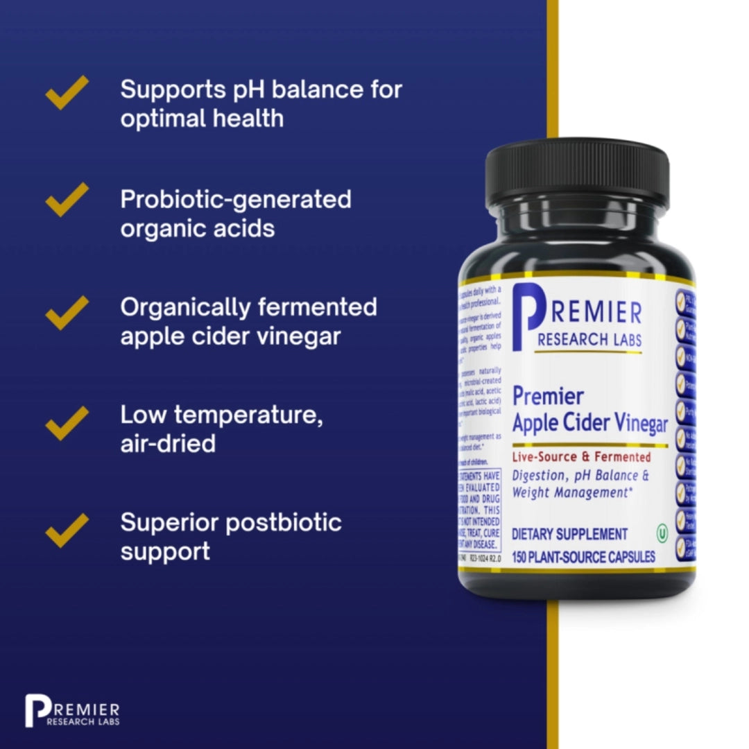 Premier Research Labs, Premier, Apple Cider Vinegar, 150 Plant-Source Capsules