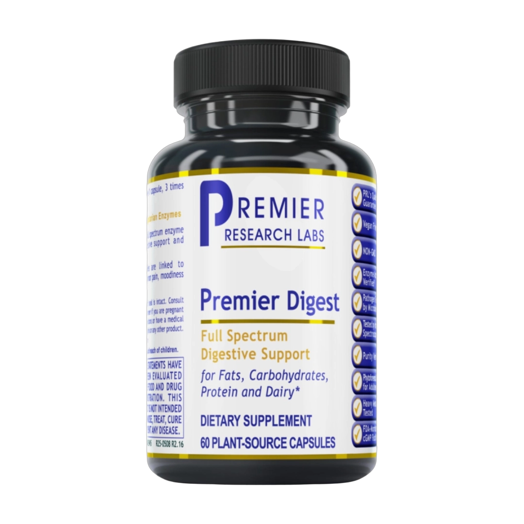 Premier Research Labs, Premier Digest, 60 Plant-Source Capsules