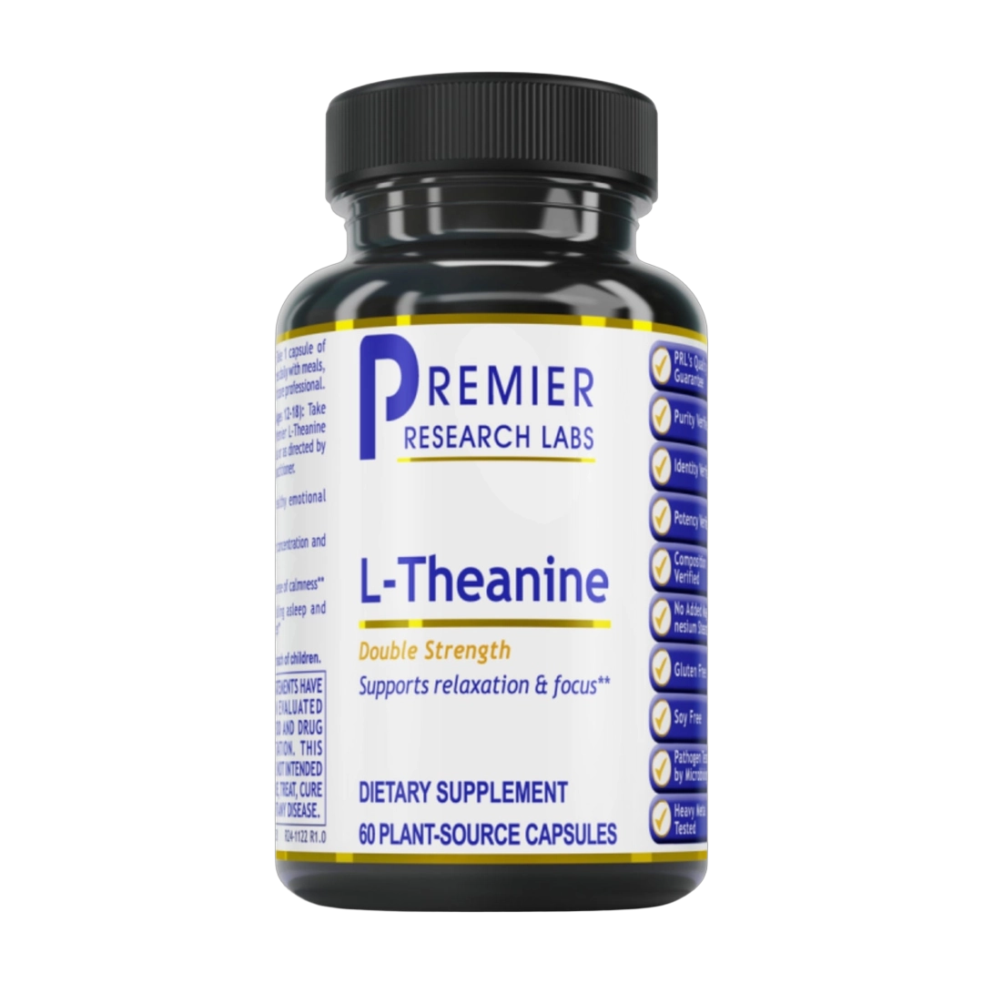 Premier Research Labs, L-Theanine, 60 Plant-Source Capsules
