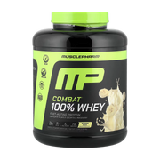 MusclePharm, Combat® 100% Whey Protein Powder, Banana Milk, 5 lbs (2.25 kg)