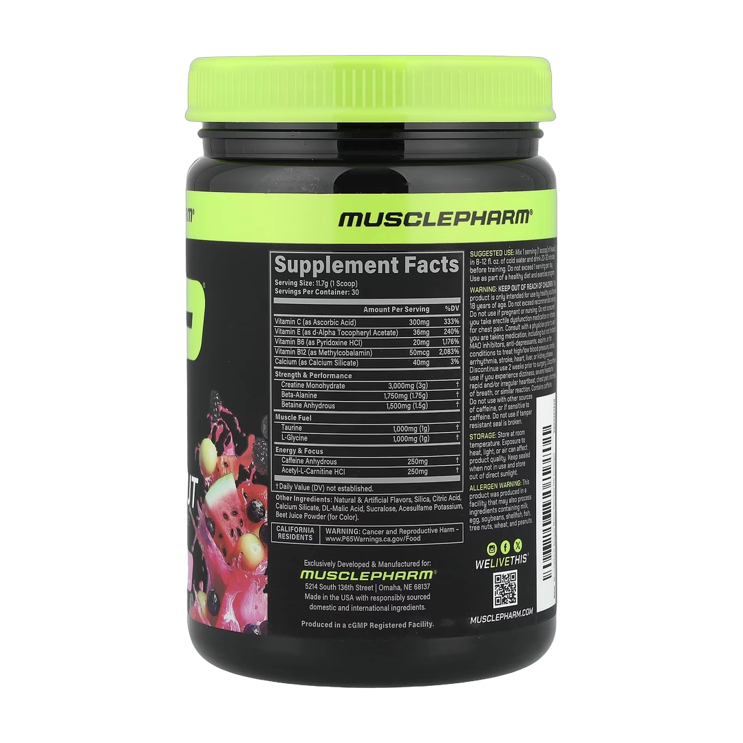 MusclePharm, Assault® Preworkout, Melon Hwachae, 12.4 oz (351 g)