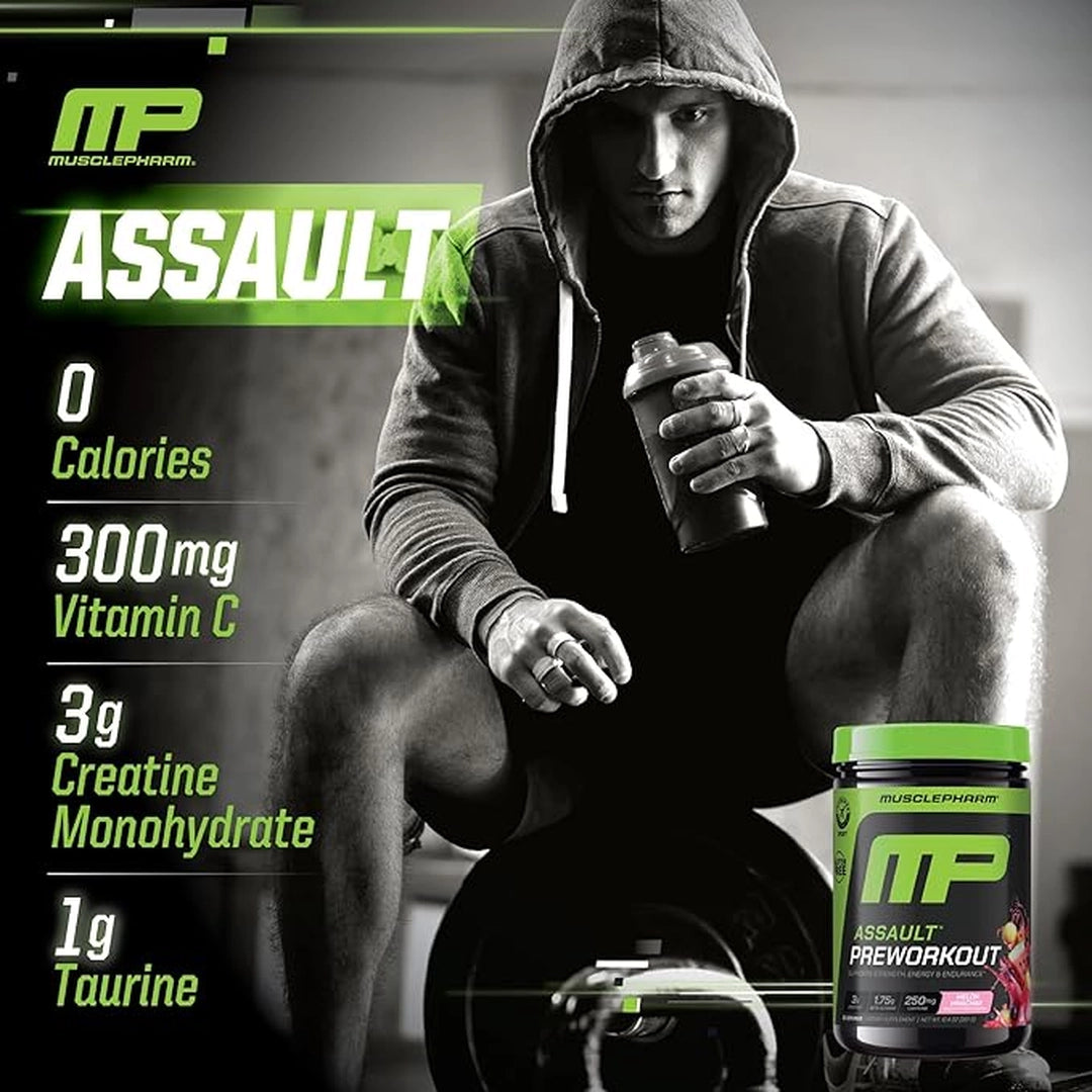 MusclePharm, Assault® Preworkout, Melon Hwachae, 12.4 oz (351 g)