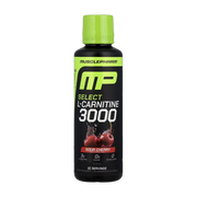MusclePharm, Select L-Carnitine 3000, Sour Cherry , 16 fl oz (480 ml)